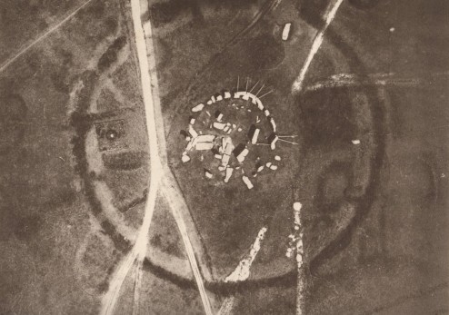 stonehenge - balloon photograph - ph sharpe 1906